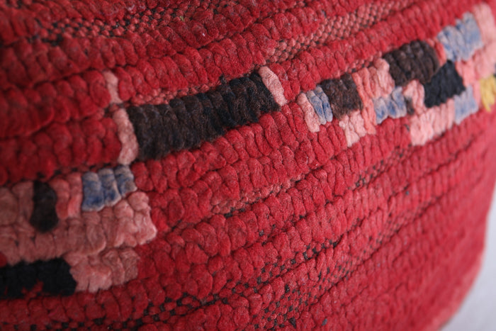 Two moroccan handwoven rug pillows