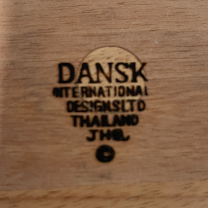 Vintage Dansk International Designs Wooden Salad Bowl - 1970s Thailand