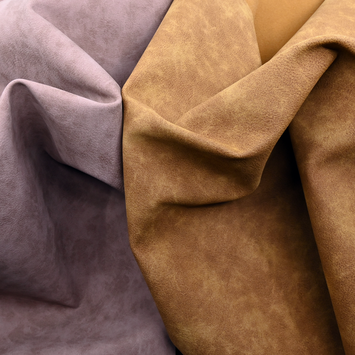 Vinyl || Natural Grain Vinyl - Faux Suede Leather - 18"x54" Roll
