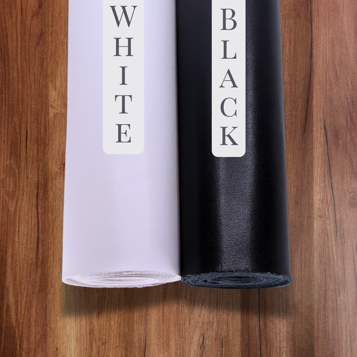 Vinyl || Smooth Vinyl - Faux Satin Finish Leather - 18"x54" Roll