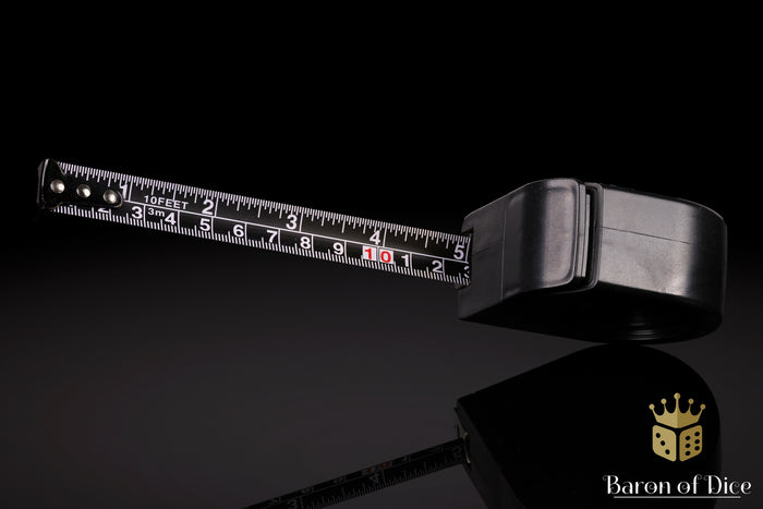 Wargaming Tape Measure | Baron's Coin™ Compatible | Eternal Flame