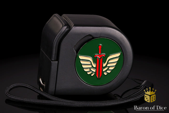 Wargaming Tape Measure | Baron's Coin™ Compatible | Sword & Wings