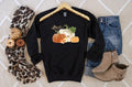 Watercolor Pumpkin Fall Sweatshirt Sweatshirt