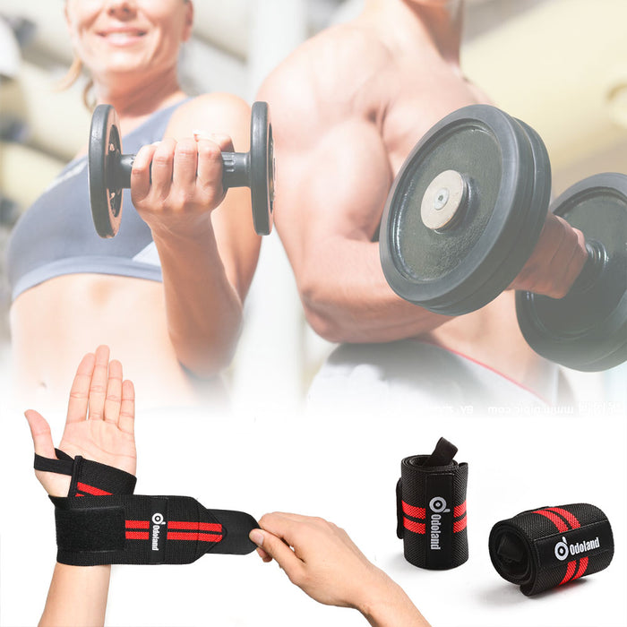 Weight Lifting Training Wrist Straps Support Braces Wraps Belt Protector Gym Training