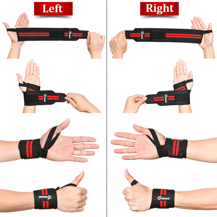 Weight Lifting Training Wrist Straps Support Braces Wraps Belt Protector Gym Training