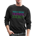WHS 1987 Neon Logo Crewneck Sweatshirt - black