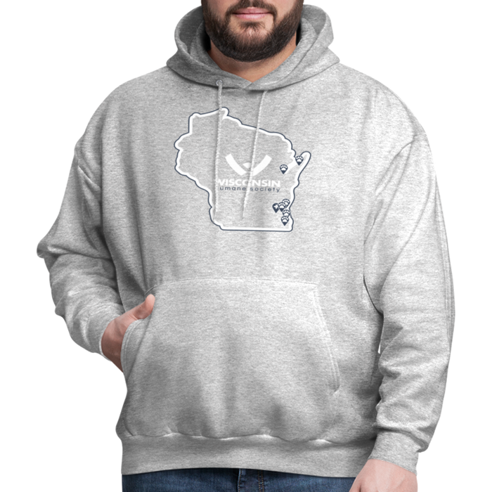 WHS State Logo Hoodie - heather gray