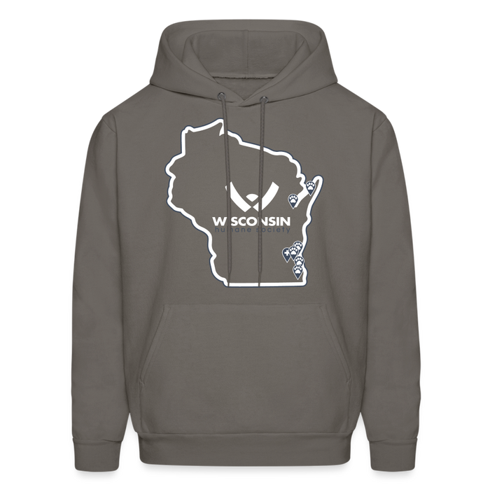 WHS State Logo Hoodie - asphalt gray