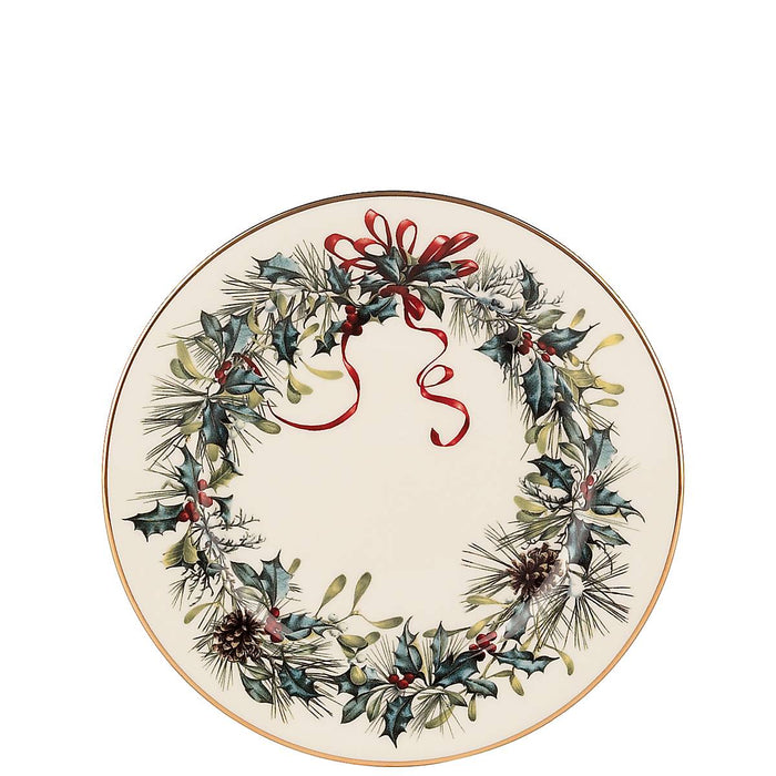 Winter Greetings Bread Plate