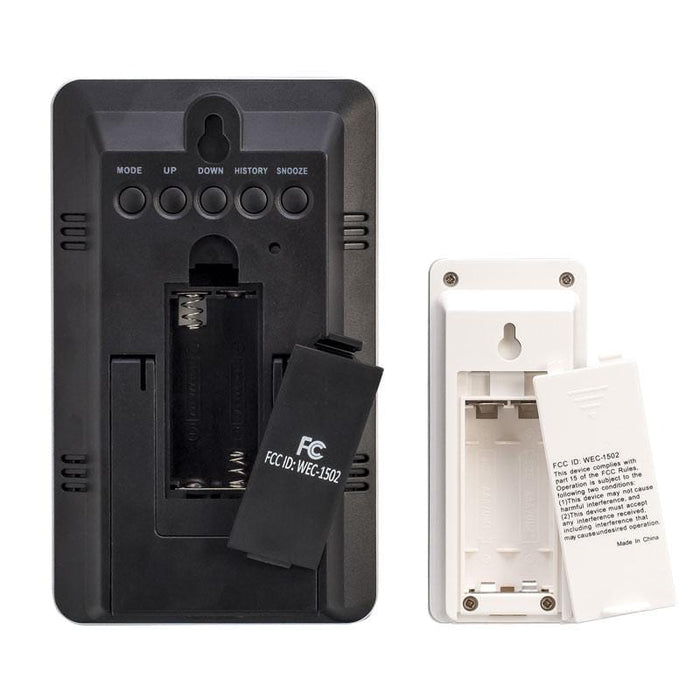 Wireless Indoor and Outdoor Thermometer with Barometer