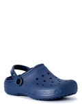 WONDER NATION TODDLER BOYS SHOES  Size 13 "Croc-Style, Navy Blue Fur Lined"