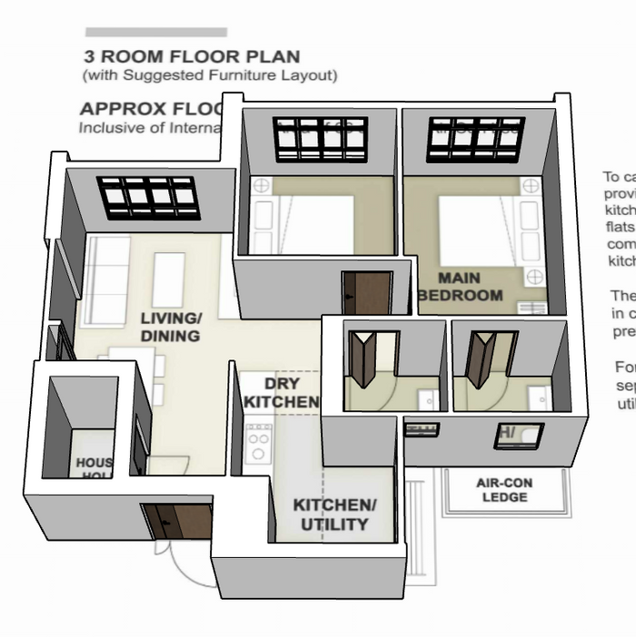 Woodgrove Acres 3-room