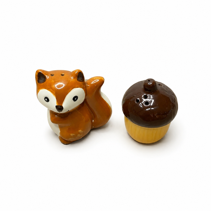 Woodland Friends Salt & Pepper Shaker Set by Boston Warehouse