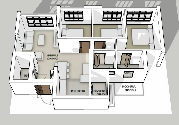 Woodlands North Grove 4-room