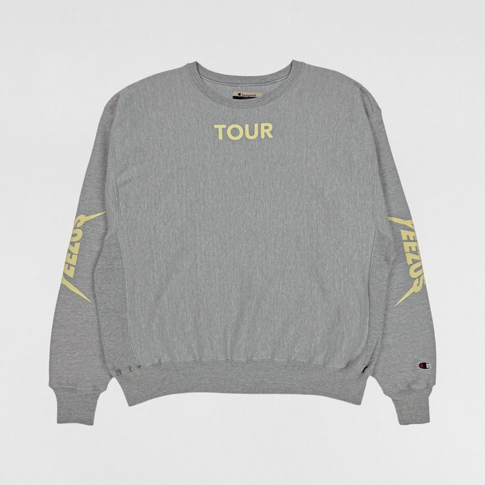 Yeezus Tour 2014 Unreleased Glastonbury Festival Crewneck In Grey