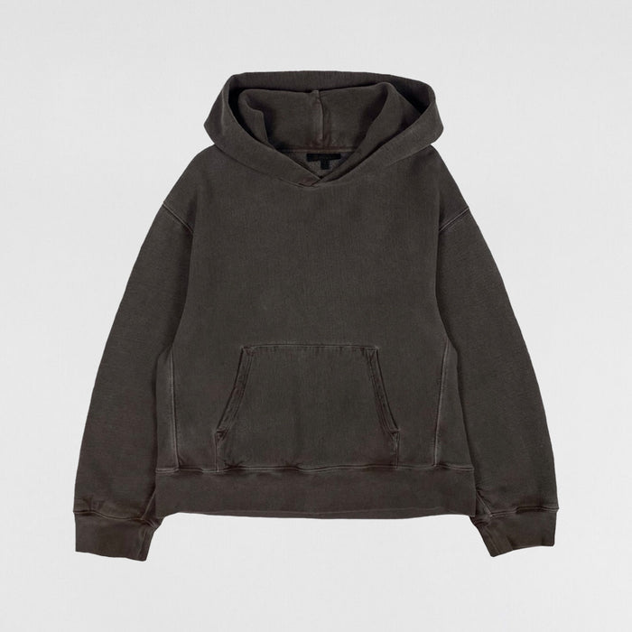 Yeezy Season 3 Boxy Hoodie In Dark Onyx
