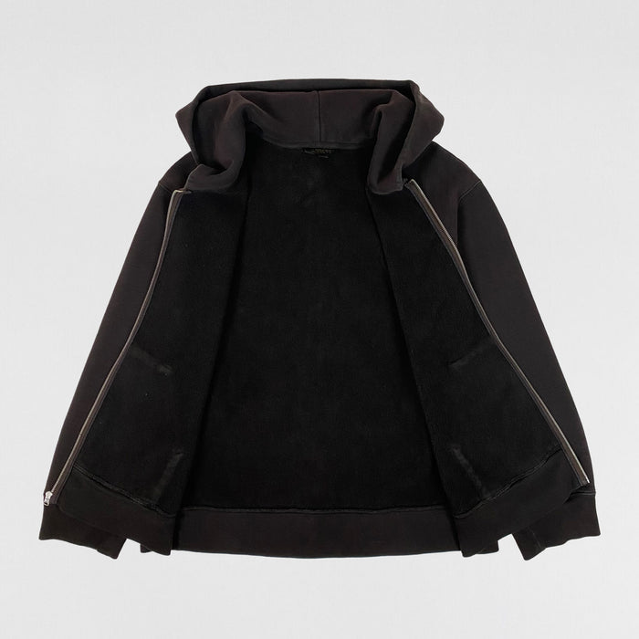 Yeezy Season 3 Zip Up Hoodie In Onyx Dark