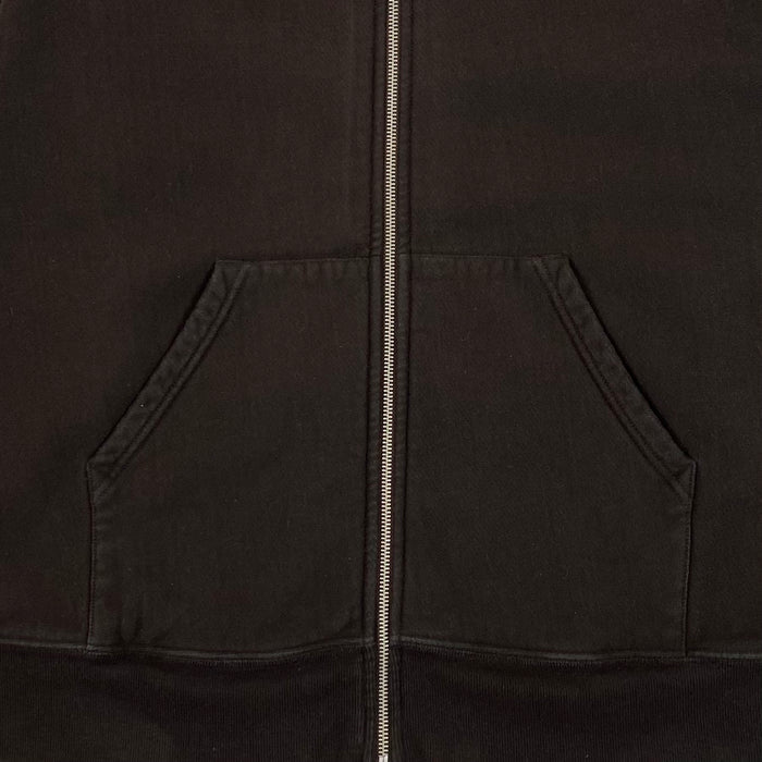 Yeezy Season 3 Zip Up Hoodie In Onyx Dark