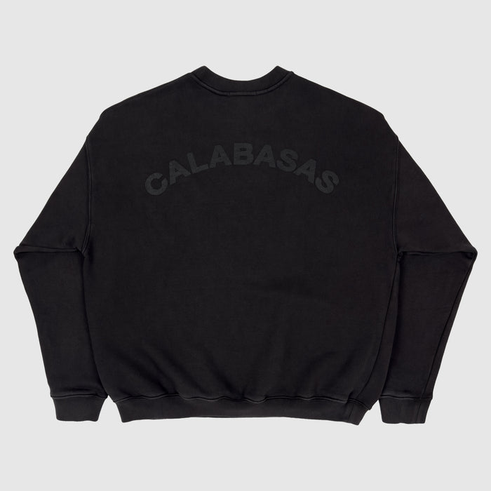 Yeezy Season 5 Calabasas Crest Crewneck In Ink