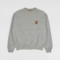 Yeezy Season 5 Embroidered Calabasas Crewneck In Heather Grey