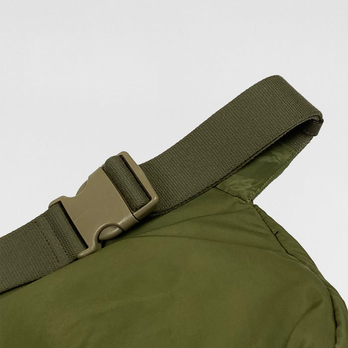 Yeezy Season 5 Nylon Padded Crossbody Bag In Truffle