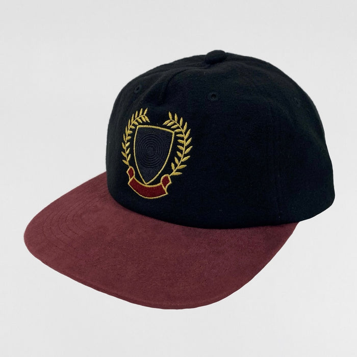 Yeezy Season 5 Runway Embroidered Crest Hat In Suede