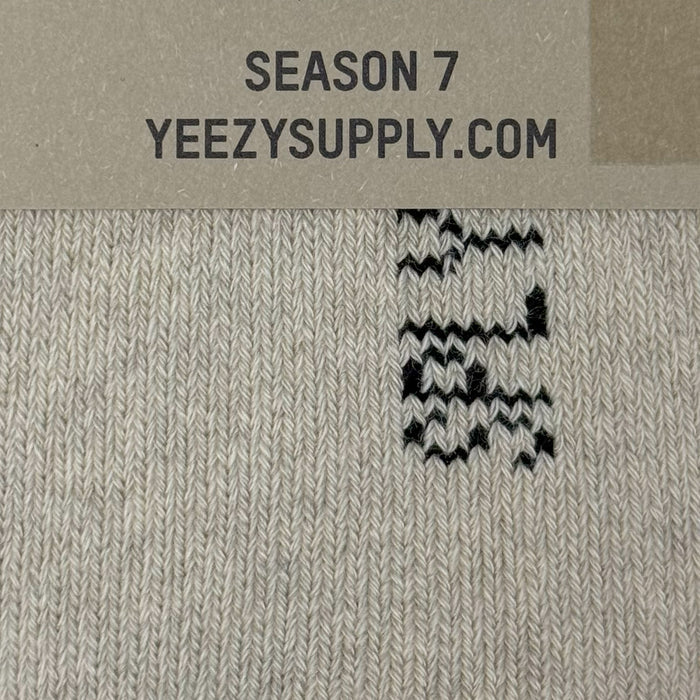 Yeezy Season 7 Bouclette Socks (3-Pack) In Tone One