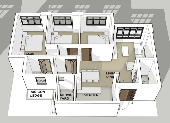 Yishun Beacon 4-room