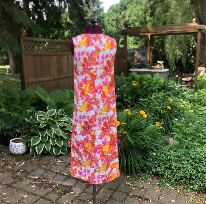 Young Hawaii Pink And Orange Floral Dress