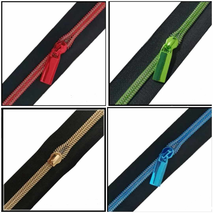 Zipper Tape || Crimson Red - Chroma Coil - Nylon Coil #5